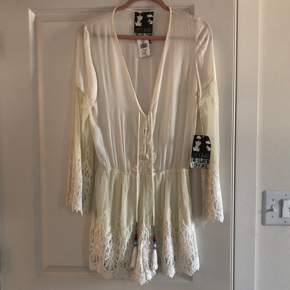 NWT XS Young Fabulous & Broke Romper